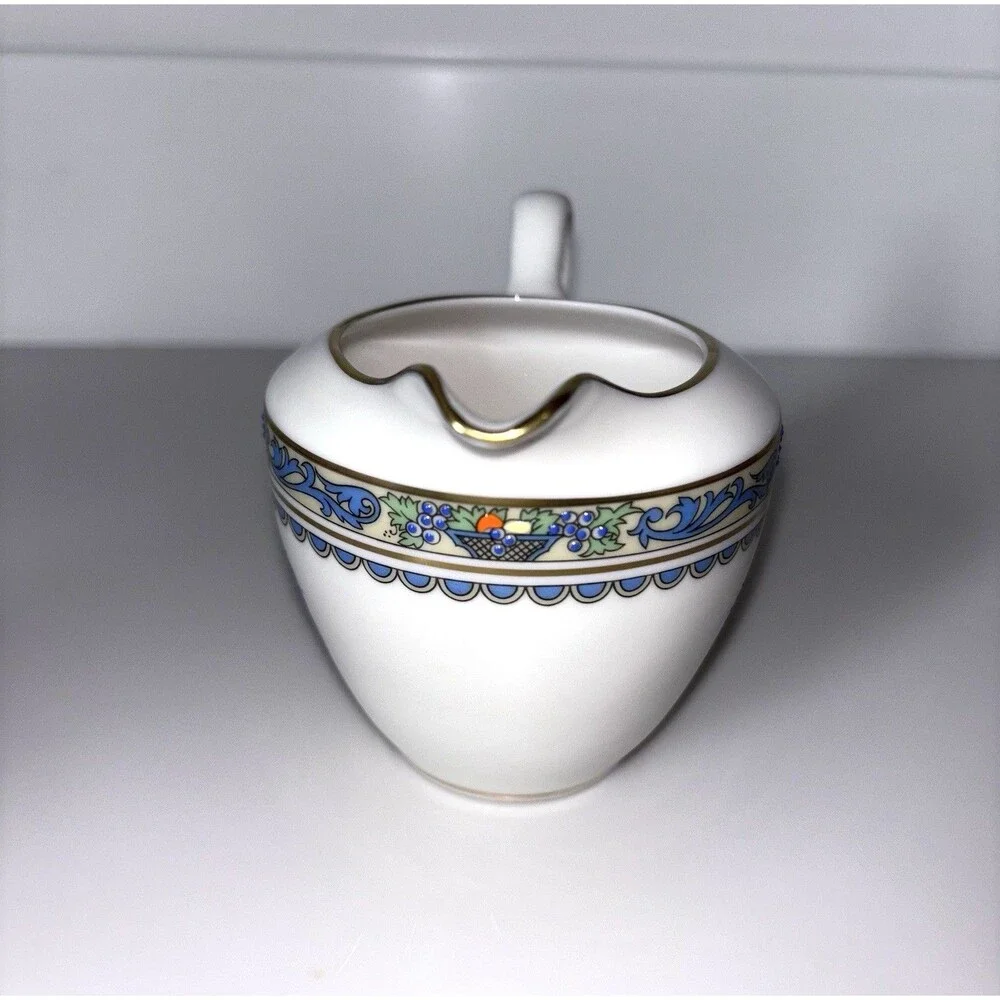 Lenox Autumn Collection Fine Bone China Creamer & Sugar Bowl W/Lid